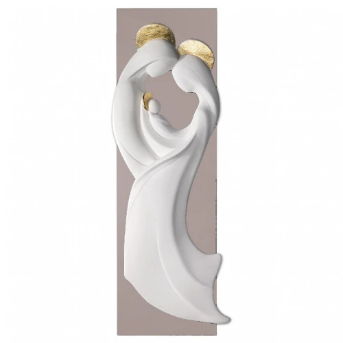 Capoletto Sacra Famiglia bianco con pannello