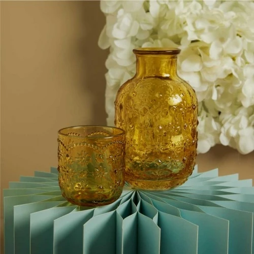 Bomboniera Claraluna Caraffa con bicchiere Giallo