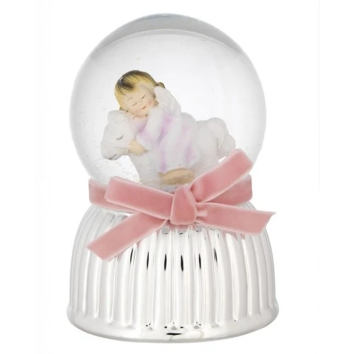 CARILLON BOULE DE NEIGE ANGIOLETTO SU CAVALLINO ROSA