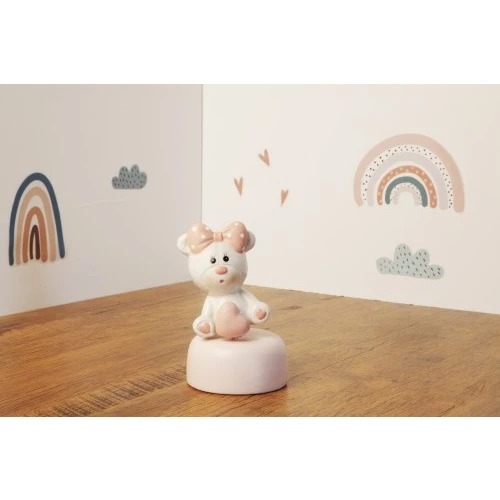 CARILLON C/ORSETTO ROSA PORCELLANA