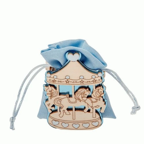 PORTACONFETTI CAROSELLO BAG CM.8 CIELO 