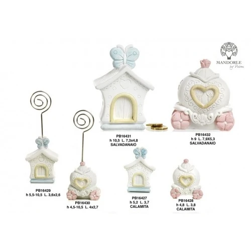 CARROZZA PORTAFOTO ROSA 10.5 CM. RESINA