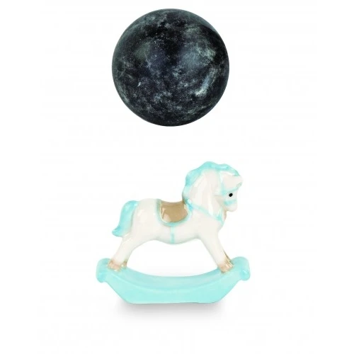 CAVALLINO DONDOLO AZZURRO