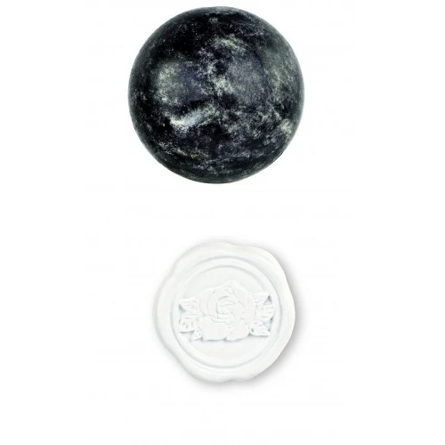 CERALACCA BIANCA CON ROSA ADESIVA