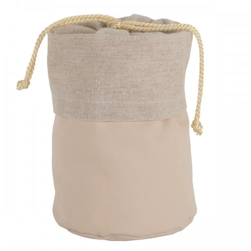 CESTINO PER CONFETTI BEIGE CM.14 