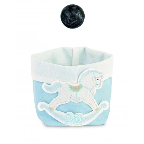 CESTINO CAVALLINO AZZURRO