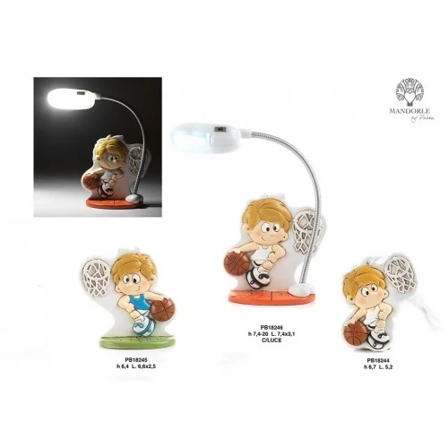 CESTISTA 6.7 CM. RESINA BOMBONIERA BASKET