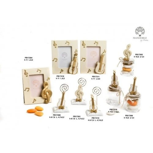 CHITARRA ELETTRICA/CLIP PORTAFOTO 6 CM. RESINA