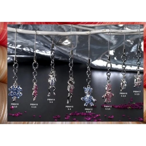 CIONDOLO QUADRIFOGLIO CELESTE