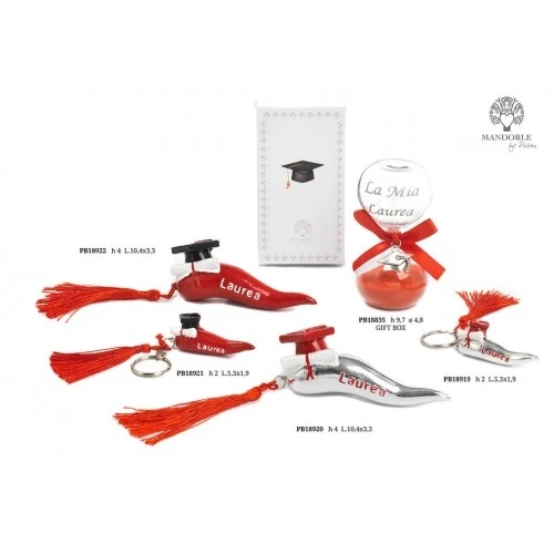 CLESSIDRA LA MIA LAUREA 9.7 CM. VETRO