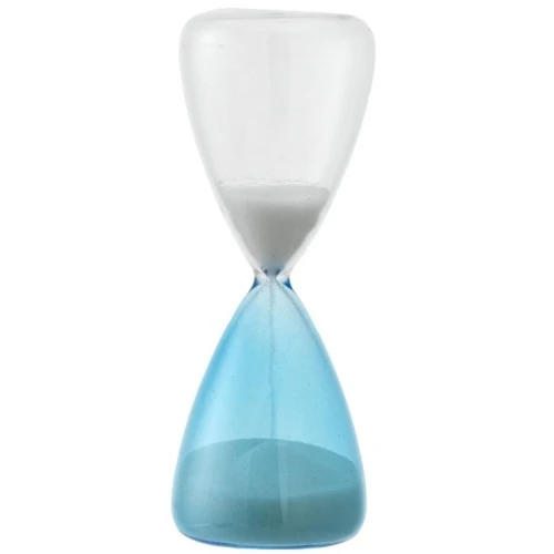 CLESSIDRA CM.4X10 - 5 MIN. TRASPARENTE & AZZURRA