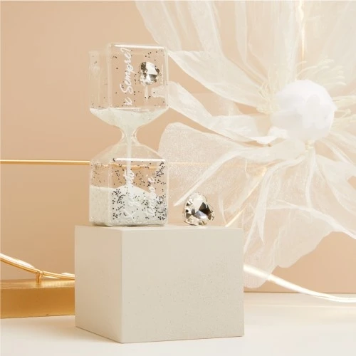 CLESSIDRA GRANDE SABBIA BIANCA CON CUORE - CLARALUNA 2025