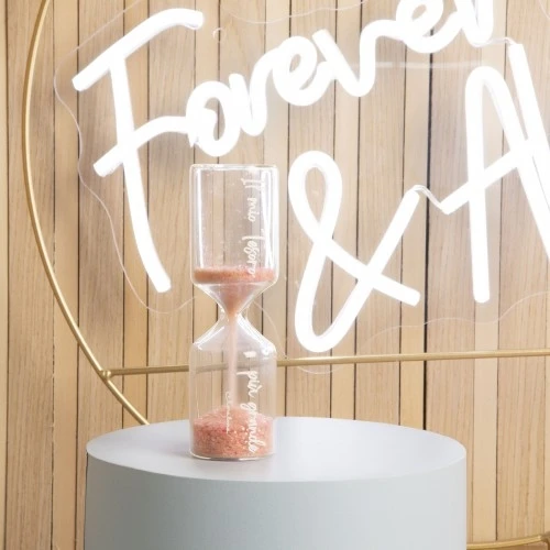 CLESSIDRA C/SABBIA ROSA CM.12