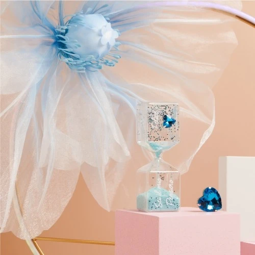 CLESSIDRA SABBIA AZZURRA CON CUORE - CLARALUNA 2025