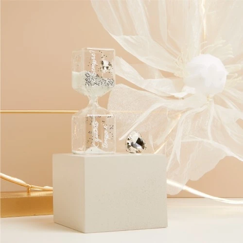 CLESSIDRA SABBIA BIANCA CON CUORE - CLARALUNA 2025