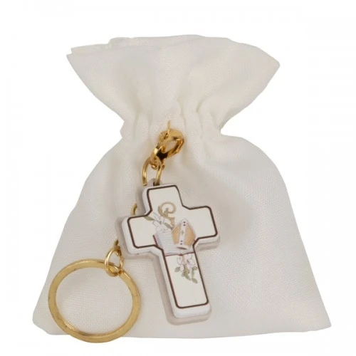 CLIP BAG PORTA CHIAVI CRESIMA CM.8X10 PORTA CONFETTI