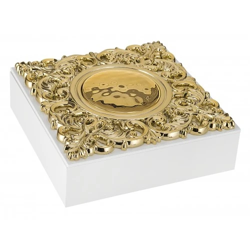 COFANETTO BAROCCO 17X17 ORO