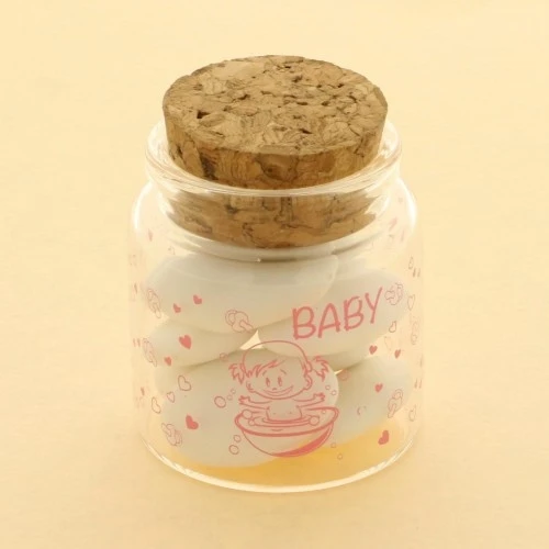 BARATTOLINO BABY ROSA PER NASCITA O BATTESIMO