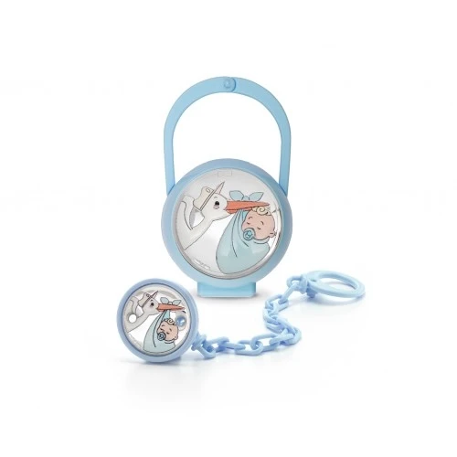 CONFEZIONE PINZA CIUCCIO CICOGNA CELESTE