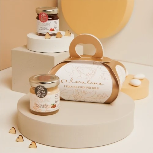 CONFETTURA FRAGOLA E CREMA MANDARINO 40 G. - CLARALUNA 2025