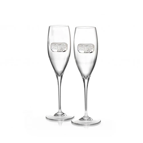 CONFEZIONE COPPIA FLUTE 25° ANNIVERSARIO