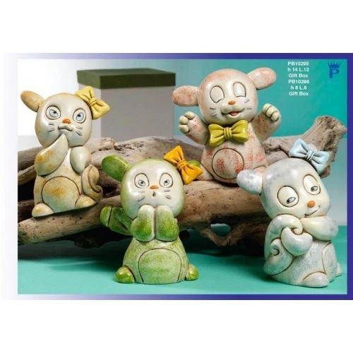 CONIGLIETTO 8 CM. PORCELLANA 