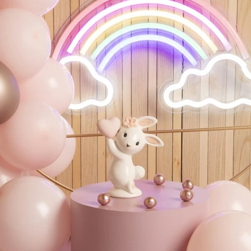 CONIGLIETTO ROSA CM.9,5