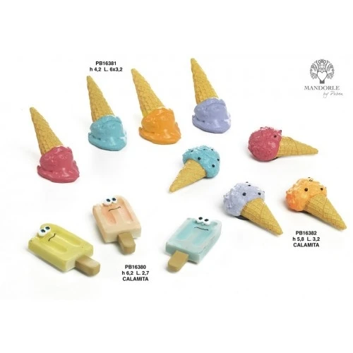 CONO GELATO CADUTO 6 CM. RESINA