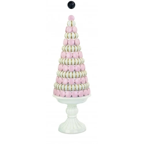 CONO MACARONS ROSA/ORO