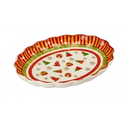 COPPA OVALE - DECORAZIONE NATALE