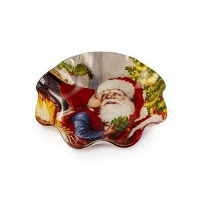 COPPA VETRO BABBO NATALE CM 19x4