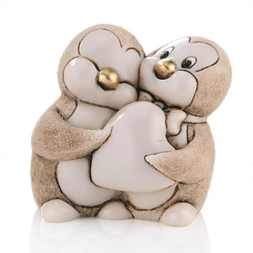 COPPIA PINGUINI CUORE
