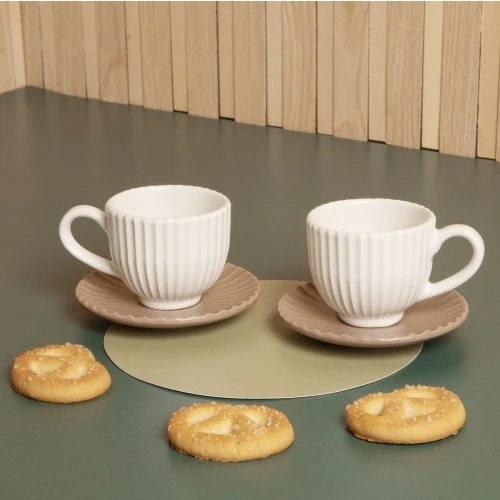 COPPIA TAZZINE MODELLO PLISSE'