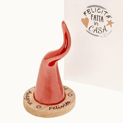 CORNETTO ROSSO C/BASE H.11,5 C/BOX 