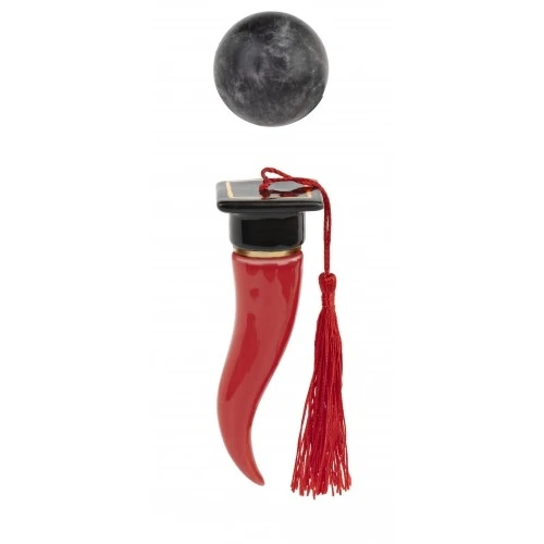 CORNETTO ROSSO CON TOCCO E NAPPINA