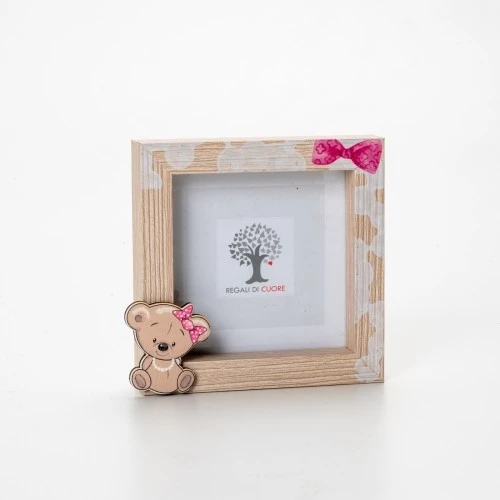 CORNICE ORSETTA BOMBONIERA NASCITA FEMMINUCCIA