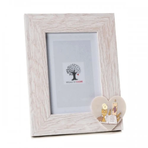 CORNICE COMUNIONE CUORE BIANCO