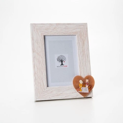 CORNICE COMUNIONE CUORE LEGNO