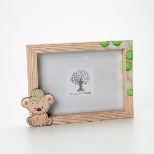 CORNICE ORSETTO PALLONCINI BATTESIMO MASCHIO