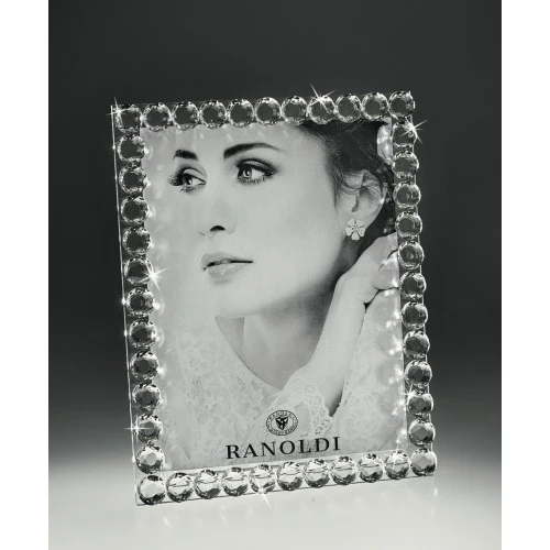 CORNICE IN CRISTALLO CON GEMME DECORATIVE - RANOLDI