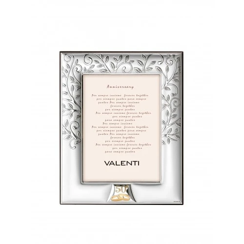 cornice albero della vita 50° retro legno – 18×24 Cm