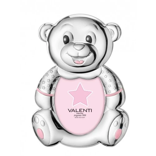 cornice bimba “orso” retro legno – 9×13 cm