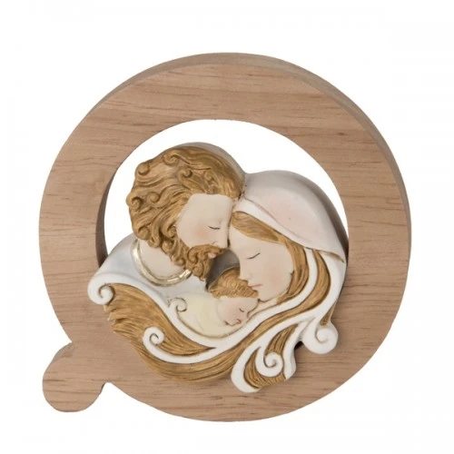 BOMBONIERA - CORNICE ICONA SACRA FAMIGLIA DM.8,5 