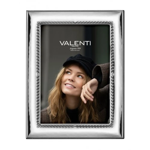 cornice lucida “cordoncino” retro legno – 13×18 cm