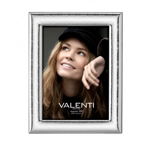 cornice lucida “martellata” retro legno – 10×15 cm