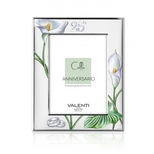 cornice portafoto CALLA 25° retro bianco – 13×18 cm