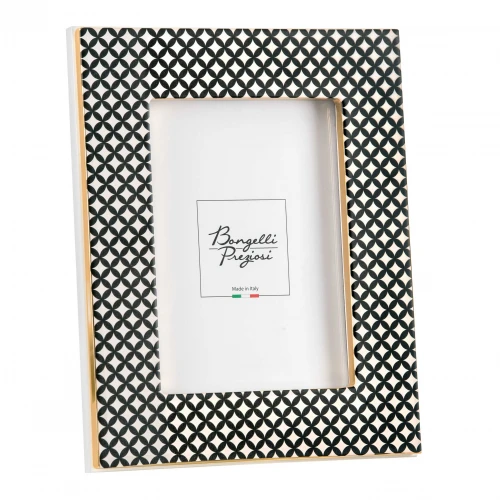 CORNICE TEXTURE BIANCO/NERO 13x18