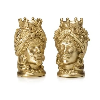 COPPIA TESTE DI MORO 11 CM