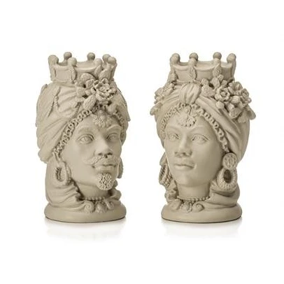 COPPIA TESTE DI MORO 11 CM