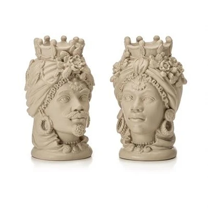 COPPIA TESTE DI MORO 11 CM